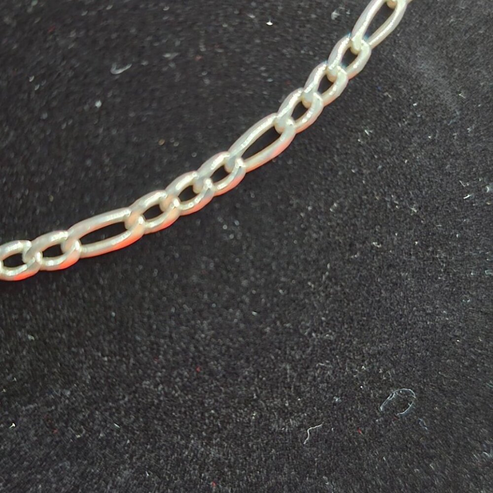 ✨ Classic Sterling Silver Figaro Chain ✨ - Picture 3 of 6